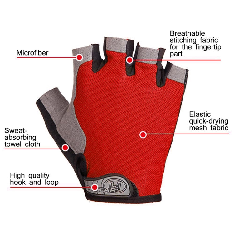 Summer Men Women Fitness Gloves Gym Weight Lifting Cycling Yoga Training Thin Breathable Antiskid Half Finger Gloves, M, XL, L, S