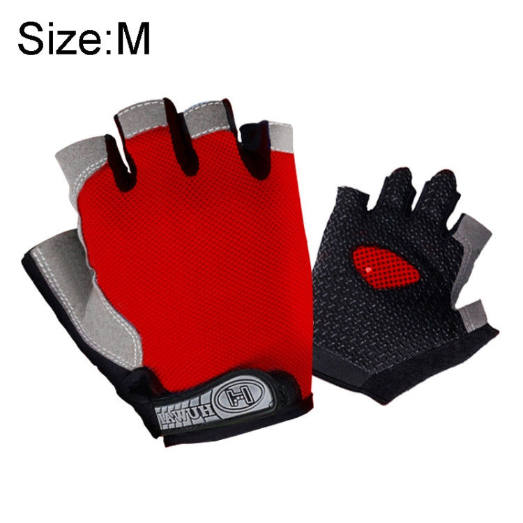 Summer Men Women Fitness Gloves Gym Weight Lifting Cycling Yoga Training Thin Breathable Antiskid Half Finger Gloves, M, XL, L, S