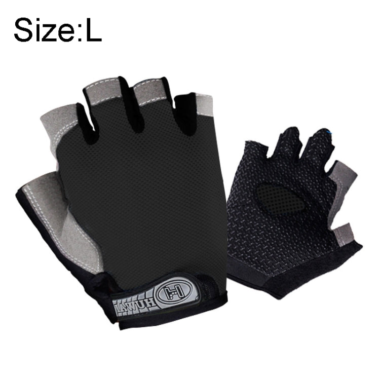Summer Men Women Fitness Gloves Gym Weight Lifting Cycling Yoga Training Thin Breathable Antiskid Half Finger Gloves, M, XL, L, S