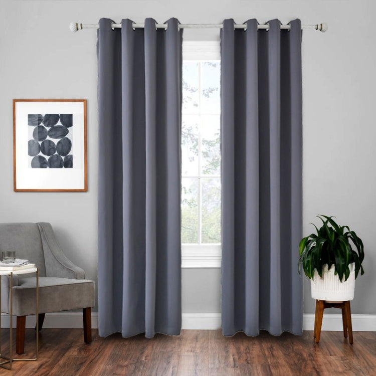 High-precision Curtain Shade Cloth Insulation Solid Curtain, 52x63 Inch（132x160CM）