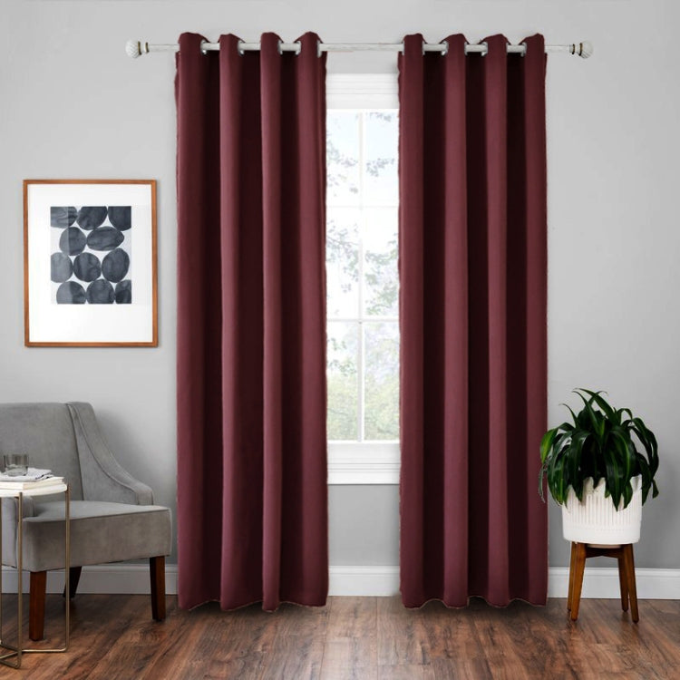 High-precision Curtain Shade Cloth Insulation Solid Curtain, 52x63 Inch（132x160CM）