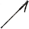 NECASIL Three-section Aluminum Alloy Straight Handle Retractable Trekking Trekking Pole, Three-section (Black), Three-section (Red), Three-section (Blue), Three-section (Silver)