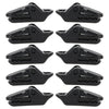 10pcs Tents Accessories Awning Wind Rope Clamp Plastic Clip Outdoor Camping Tent Alligator Cip Hook, Plastic Clip