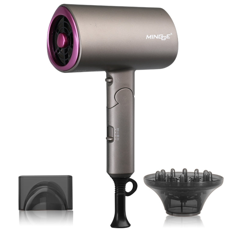 Mingge T1 T Style 1800W High-power Cold Hot Air Wind Fast Drying Folding Hair Dryer, EU Plug, US Plug, UK Plug