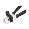 4 in 1 Multifunctional Can Opener Kitchen Household Lid Opener Canning Knife, Black, Green