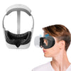 For PICO 4 Sponge Leather Magnetic Blackout Sweat Face Cover