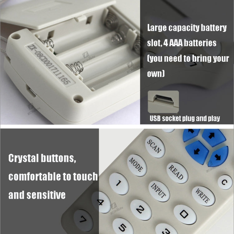Zonsin ZX-08CD ID Card Duplicator RFID Smart Card Sensor, Zonsin ZX-08CD