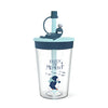 Children Cartoon Marine Animal Straw Drinking Cup Safe And Environmentally Friendly Plastic Drinking Cup, Navy Blue, Light Blue, Pink, Light Grey