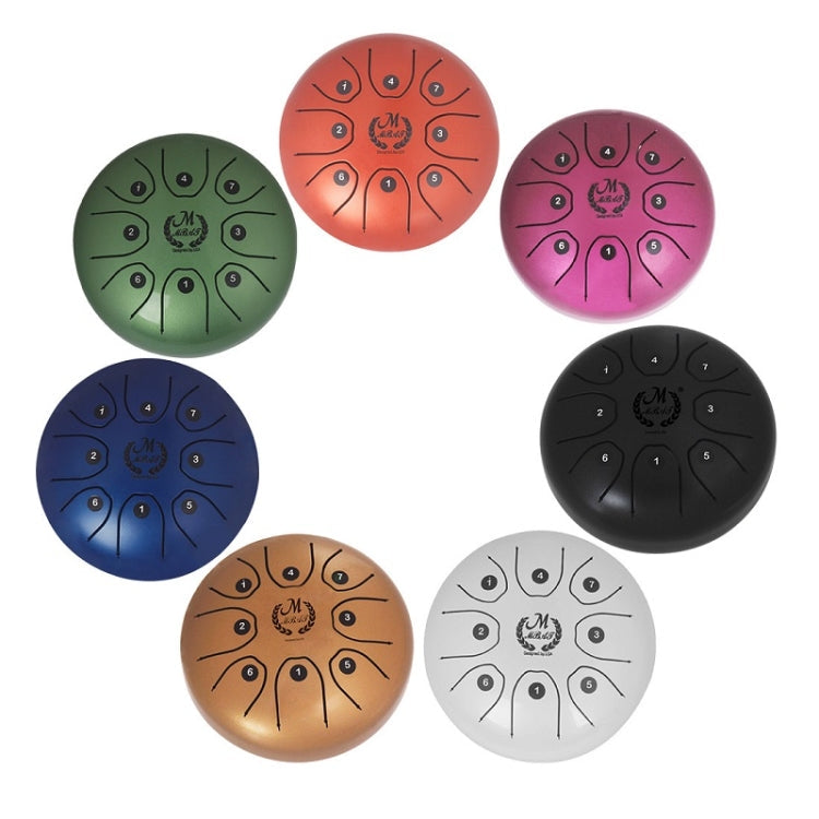 MEIBEITE 5.5-Inch C-Tune Sanskrit Drum Steel Tongue Empty  Worry-Free Drum, MEIBEITE Black, MEIBEITE Golden, MEIBEITE Purple, MEIBEITE Blue, MEIBEITE Green, MEIBEITE White, MEIBEITE Red