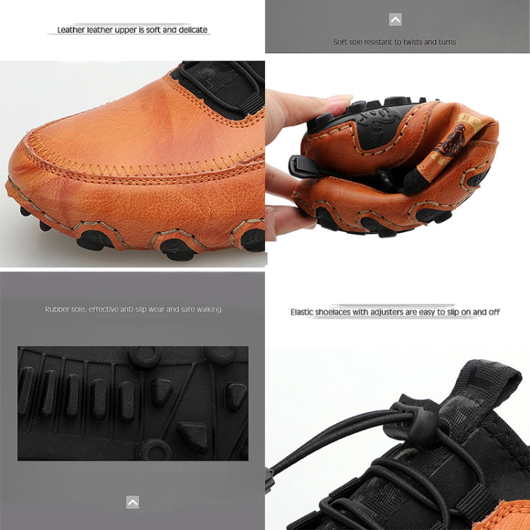 Spring And Summer Men Casual Octopus Peas Lazy Shoes Breathable Leather Shoes, 47, 48, 38, 39, 40, 41, 42, 43, 44, 45, 46