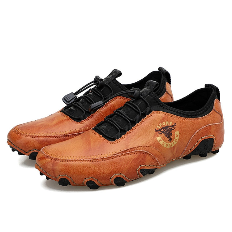 Spring And Summer Men Casual Octopus Peas Lazy Shoes Breathable Leather Shoes, 47, 48, 38, 39, 40, 41, 42, 43, 44, 45, 46