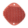 2 PCS Multifunctional Silicone Cleaning Brush Non-Oily Kitchen Cleaning Scouring Pad, Honey Bud Red, Bamboo Green, Pine Gray