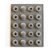Silicone Cake Mold 25 Grid Fudge Hard Candy Silicone Biscuit Mold, Fruit, Donuts