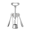 Kitchen Multifunctional Manual Wine Zinc Alloy Bottle Opener, Zinc Alloy Silver