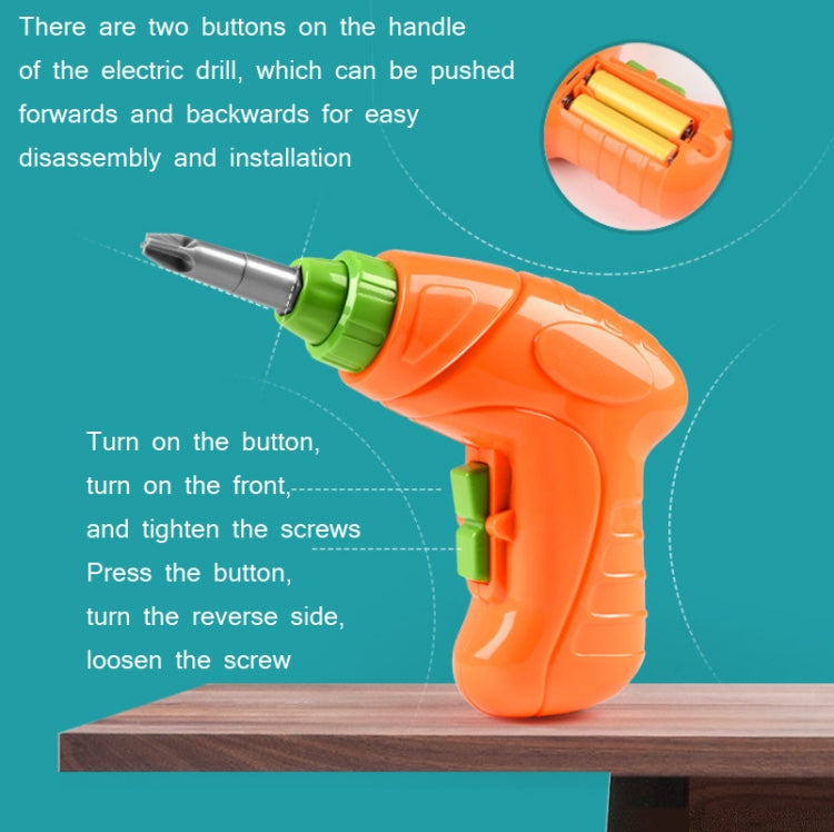 Children Screw-Tightening Electric Drill Toy Manual Assembly Toolbox, Style:, 2D Plane + Manual Drill (188 PCS), 2D Plane + Electric Drill (189 PCS), 3D + Manual Drill (275 PCS), 3D + Electric Drill (276 PCS), 3D + Electric Drill (316 PCS)             ...