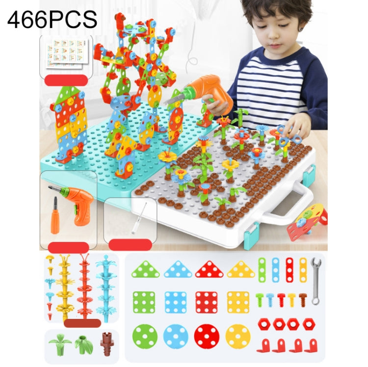 Children Screw-Tightening Electric Drill Toy Manual Assembly Toolbox, Style:, 2D Plane + Manual Drill (188 PCS), 2D Plane + Electric Drill (189 PCS), 3D + Manual Drill (275 PCS), 3D + Electric Drill (276 PCS), 3D + Electric Drill (316 PCS)             ...
