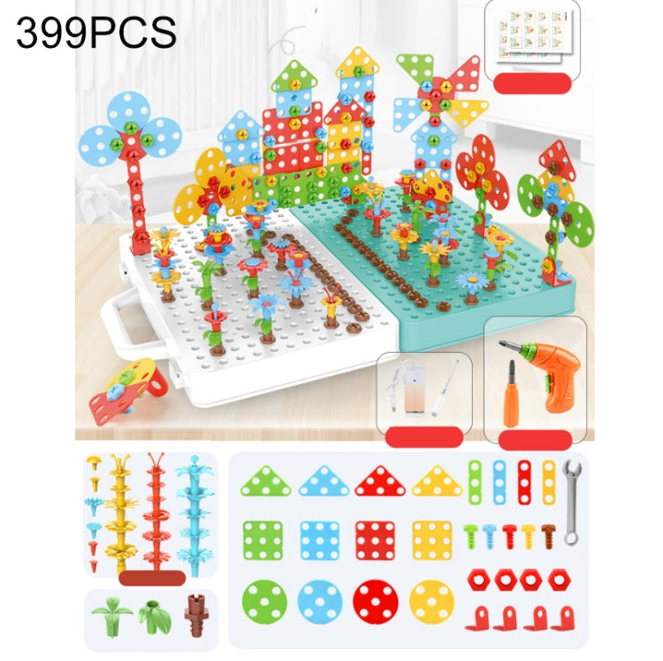 Children Screw-Tightening Electric Drill Toy Manual Assembly Toolbox, Style:, 2D Plane + Manual Drill (188 PCS), 2D Plane + Electric Drill (189 PCS), 3D + Manual Drill (275 PCS), 3D + Electric Drill (276 PCS), 3D + Electric Drill (316 PCS)             ...