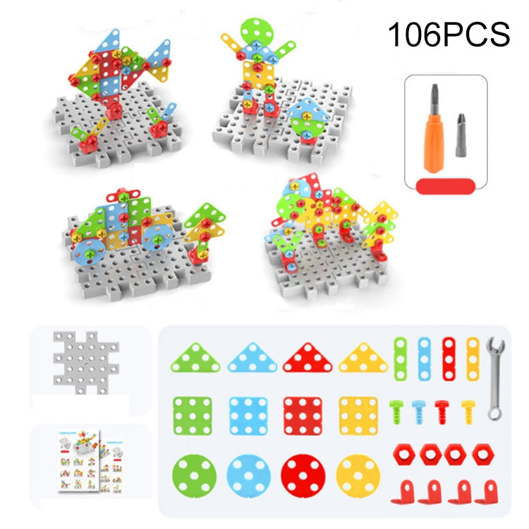 Children Screw-Tightening Electric Drill Toy Manual Assembly Toolbox, Style:, 2D Plane + Manual Drill (188 PCS), 2D Plane + Electric Drill (189 PCS), 3D + Manual Drill (275 PCS), 3D + Electric Drill (276 PCS), 3D + Electric Drill (316 PCS)             ...