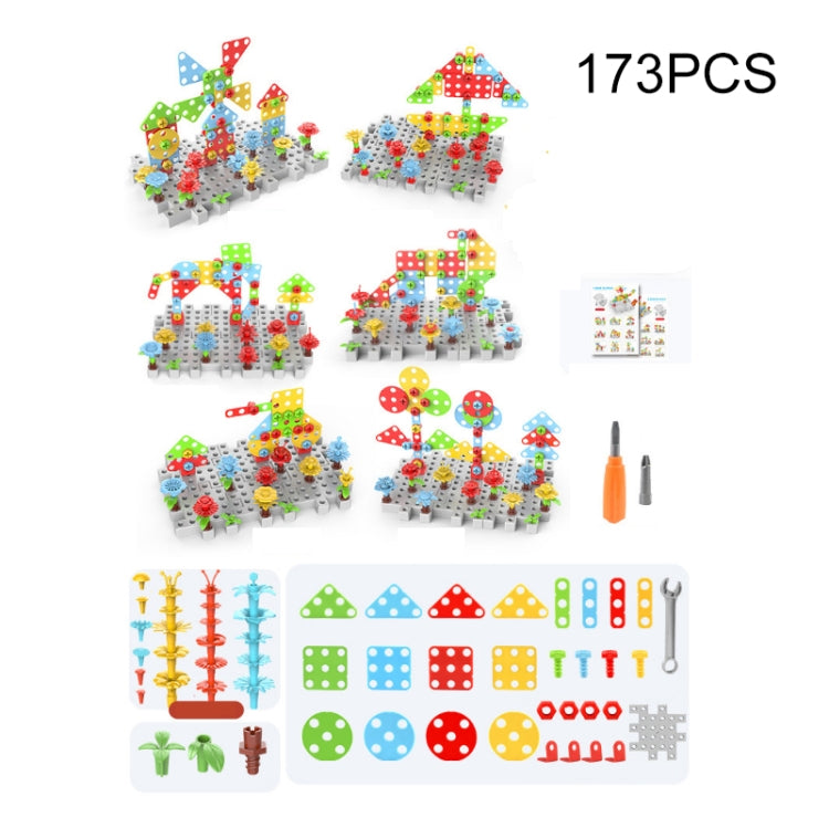 Children Screw-Tightening Electric Drill Toy Manual Assembly Toolbox, Style:, 2D Plane + Manual Drill (188 PCS), 2D Plane + Electric Drill (189 PCS), 3D + Manual Drill (275 PCS), 3D + Electric Drill (276 PCS), 3D + Electric Drill (316 PCS)             ...