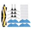 Sweeper Accessories For Proscenic 811GB 911SE, Specification：Rag, 1 Main Brush+3 Pair Side Brush+5 Filter+4 Rags, 1 Main Brush, 4 Side Brush, 2 Rag