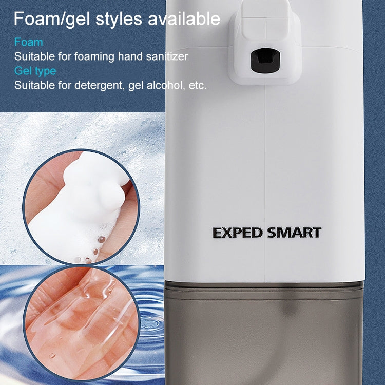 EXPED SMART Intelligent Sensor Soap Dispenser Automatic Foaming Hand Washing Machine,Style:, 600ML Foam Version (White), 600ML Gel Drawing Version (White), 600ML Foam Version (Blue Grey), 600ML Gel Drawing Version (Blue Grey)