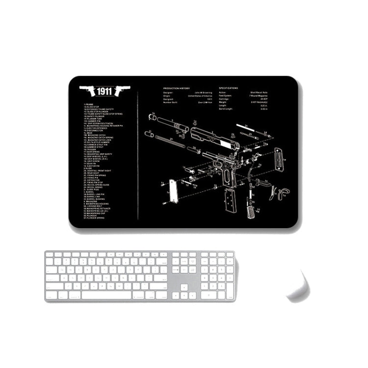 2 PCS Heat Transfer Non-Slip Single-Sided Office Gaming Mouse Pad, 2mm, 3mm