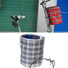 Bicycle Basket Cloth Hanging Basket Folding Bicycle Basket, Black Square, Beige Square, Blue Square, Red Square