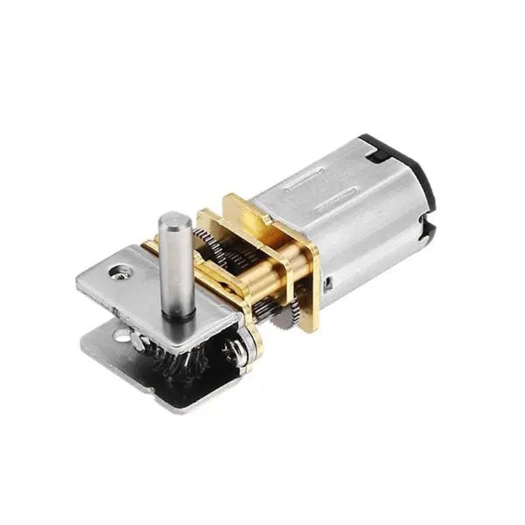GW12N20 Worm Gear Low Speed Motor Ultra Mini Gear Power-Off Self-Locking Motor For Smart Car Robot, 6V 10RPM, 6V 30RPM, 6V 55RPM, 6V 100RPM, 12V 20RPM, 12V 60RPM, 12V 110RPM, 12V 200RPM