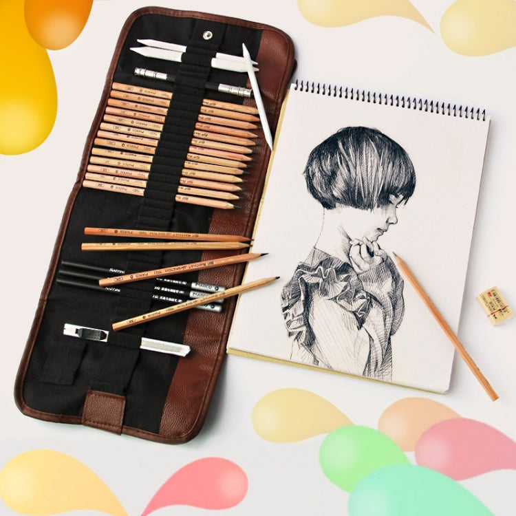 29 PCS / Set MARCO Beginner Sketch Set Sketching Tools, MARCO Sketch Set