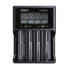 XTAR 4-Slot Bright Flashlight Lithium Battery Charger, Model: VC4SL, VC4S
