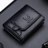BUFF CAPTAIN 037 First-Layer Cowhide Men Leather Wallet Multi-Function Driver License Coin Purse