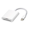 8 Pin to SD + TF Card Reader 2 in 1 Adapter For iPhone / iPad, Cable Length: 9.7cm(Double Slots)