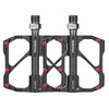 1 Pair PROMEND Bicycle Road Bike Mountain Bike 3 Palin Carbon Fiber Bearing Pedal, PD-M86C, PD-R87C