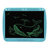 15inch Charging Tablet Doodle Message Double Writing Board LCD Children Drawing Board, Monochrome Lines (Blue), Monochrome Lines (Pink), Monochrome Lines (Black), Blue Colorful Lines (Blue), Colorful Lines (Pink), Colorful Lines (Black)