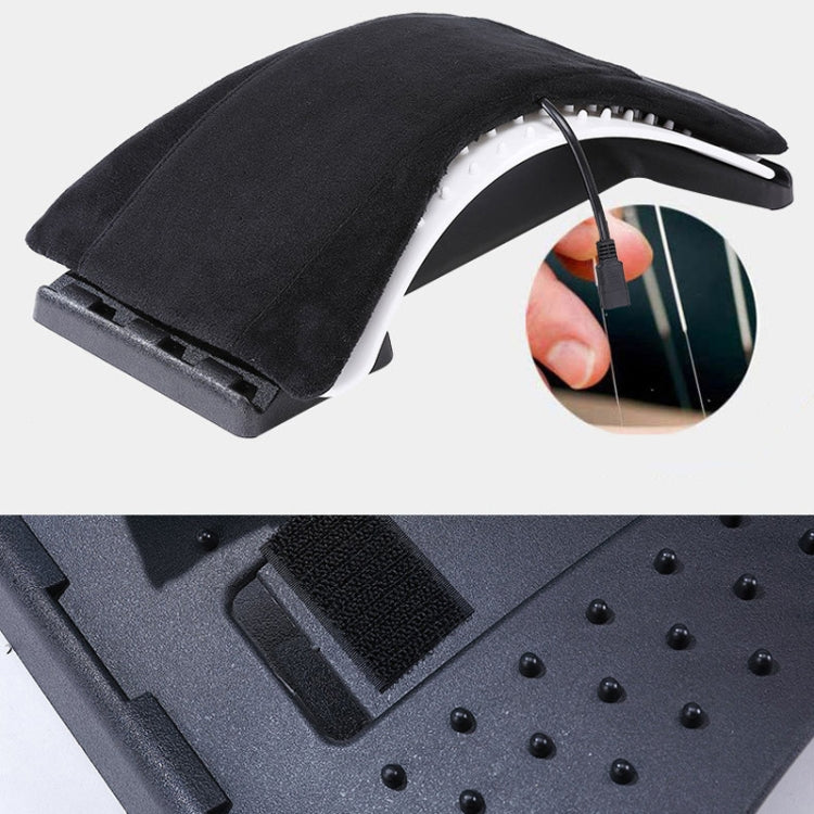 Electric Heating Belt Waist Lumbar Spine Massager Waist Four Seasons Heating Spine Correction Backrest, , US Plug Electric Hot Model (Black), , US Plug Electric Hot Model (White), Ordinary Model (Black), Ordinary Model (White)