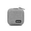 2 PCS Baona BN-F001 Headset Oxford EVA Storage Box Data Cable Charger Organizing Box, Gray, Black