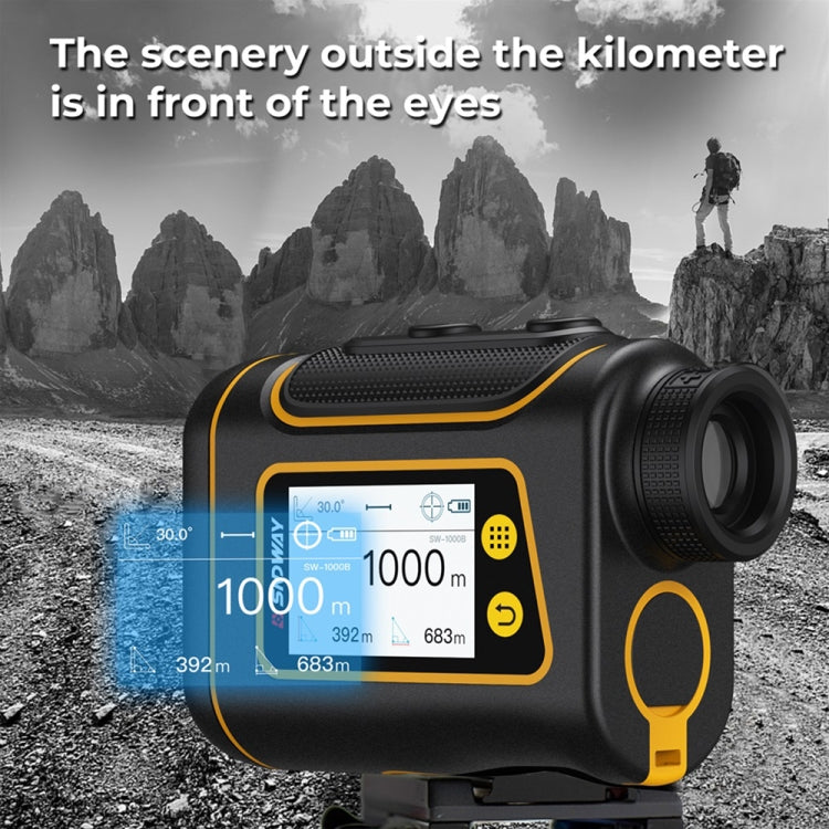 SNDWAY Rangefinder Instrument Outdoor Telescope Golf Measuring Instrument, SW800B 800m, SW1000B 1000m, SW1500B 1500m