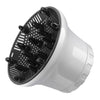 Universal Hair Diffuser Adaptable For Blow Dryers with Rotatable Design Curly Hair Large Wind Hood, White, Black