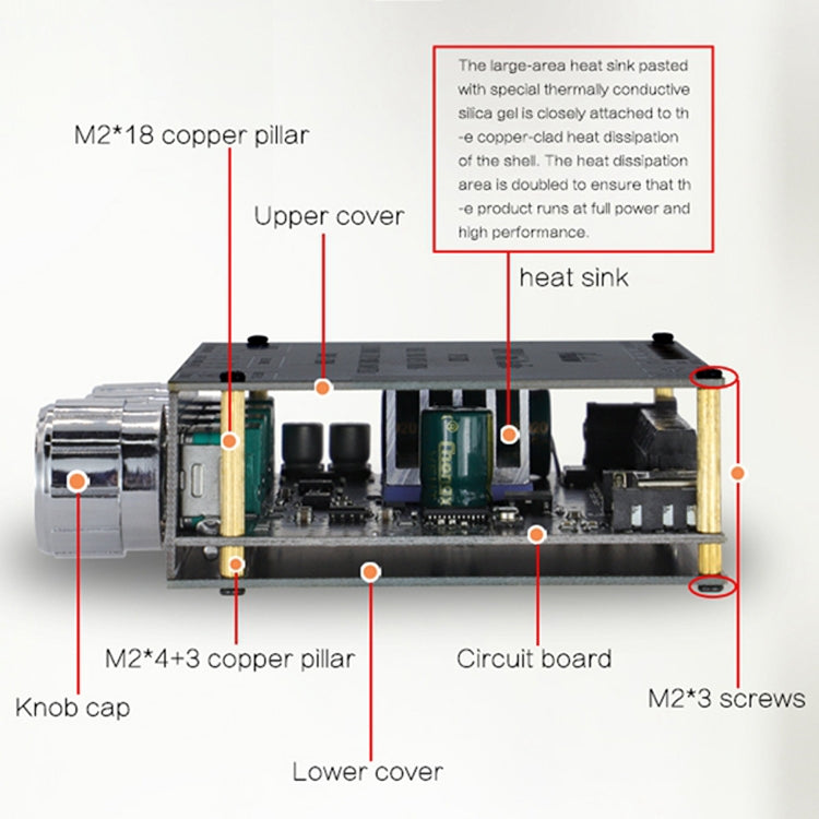 XINYI XY-S100L Sini Audio Channel 2.1 Bluetooth Power Board Module, XY-S100L