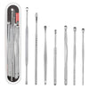 QILIZUO  3 Sets Stainless Steel Double-Ended Screw Ear Scoop