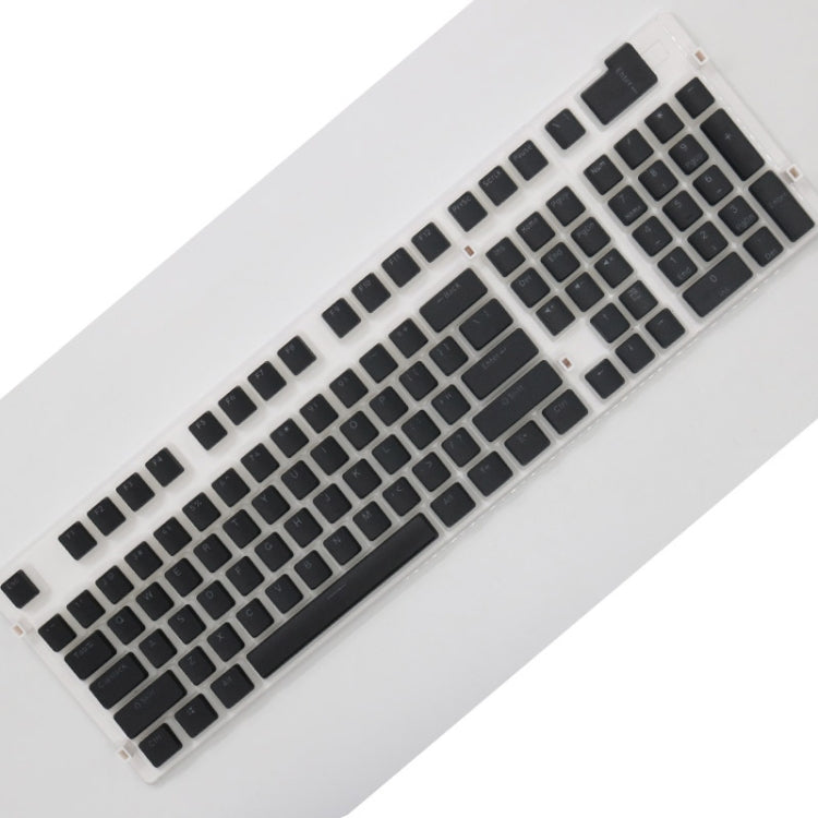 Pudding Double-layer Two-color 108-key Mechanical Translucent Keycap, White, Black, Gray, Sky Blue, Lemon Yellow, Violet, Orange, Apple Green, Red, Cheese Green, Dark Blue, Dark Coffee, Cyan, Light Coffee, Pink