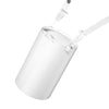 N1 Mini Portable USB Leafless Hanging Neck Fan, Mini Fan White