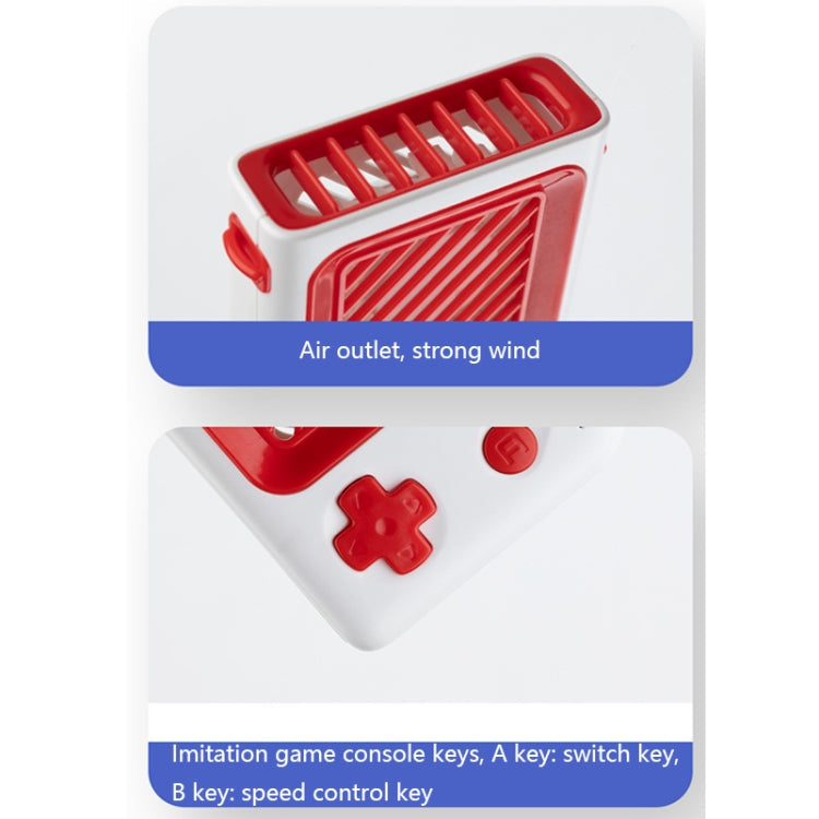 PROFAN XH008 USB Hanging Game Console Shape Fan with Bracket, Style:, Building Blocks (White), Building Blocks (Blue), Building Blocks (Red), Building Blocks (Deep Gray), Basic Type (White), Basic Type (Blue), Basic Type (Red), Basic Type (Deep Gray)