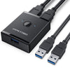 T25 2 In 1 USB3.0 Bidirectional Switch Printer Sharer Splitter