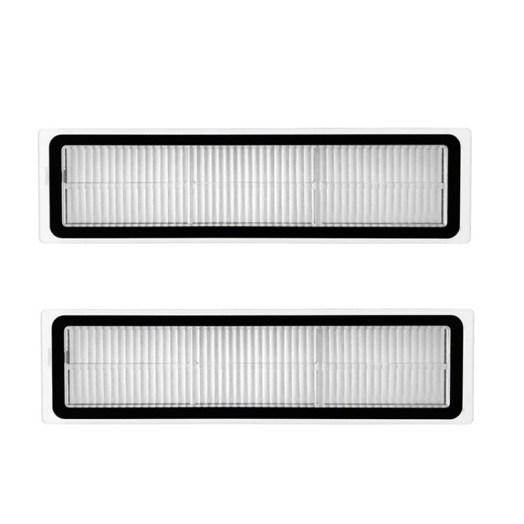 2 PCS Filter Replacement Accessories for Xiaomi Mijia Dreame 1C/2C, 1 PC Roller Brush, 2 Pairs Side Brush, 2 PCS Filter, 1 Pair Black Side Brush, 2 PCS Rag, 1 PC Universal Wheel, 1 PC Cover