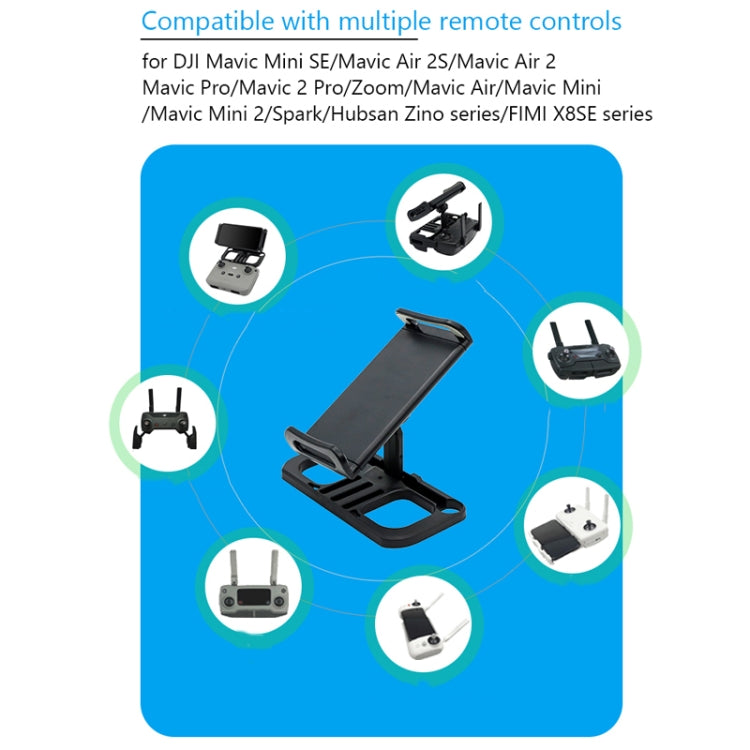 Drone Remote Controller Holder Tablet Extended Bracket Clip, With Lanyard & 8 Pin Line, With Lanyard & Type-C Line, With Lanyard & Micro USB Line, With Lanyard, Only Bracket