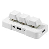 MK321 3 Keys Custom Keys Game Office PS Clip Macro Programming Keypad, Cable Length: 1.5m, White, Black