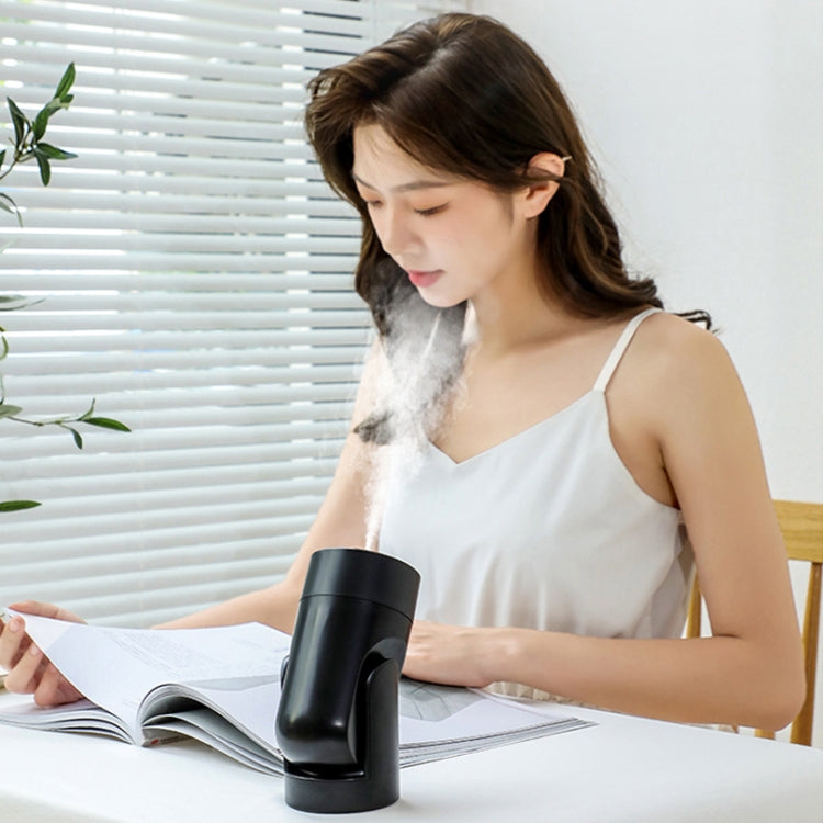 L09 USB Plug-in Rotating Colorful Night Light Humidifier, White, Pink, Black