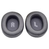 2pcs Headphone Cover Foam Cover for JBL E55BT, Color: Without LR, Black