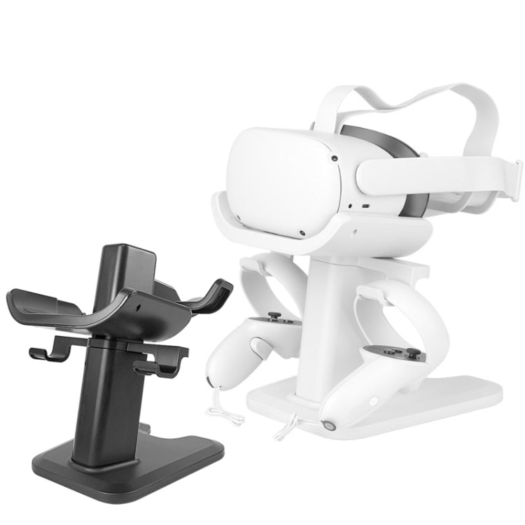 VR Stand Headset Display And Controller Holder Mount For Meta Quest 2, For Oculus Quest 2 White